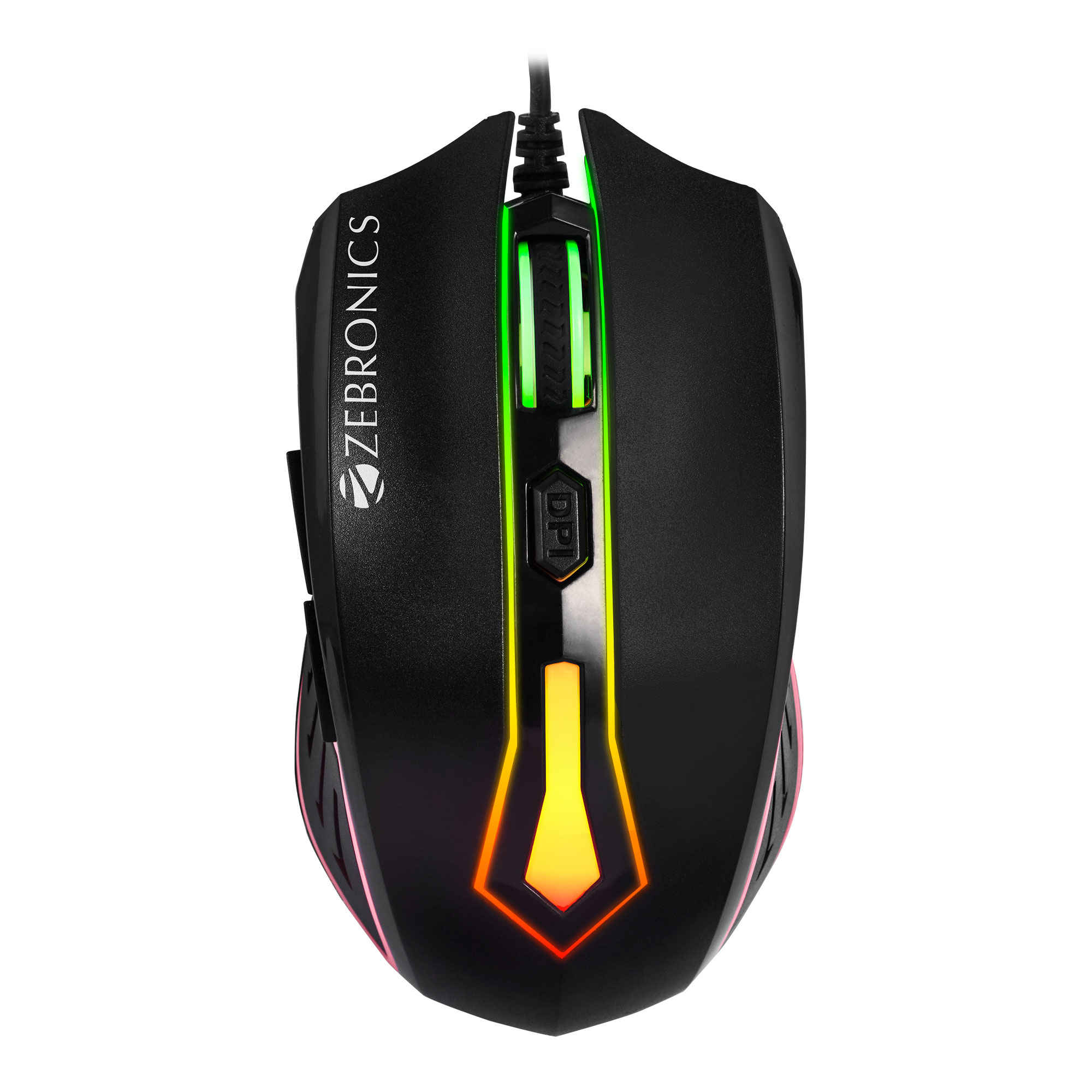 ZEBRONICS Sniper High Precision Wired Gaming Mouse with 6 Buttons