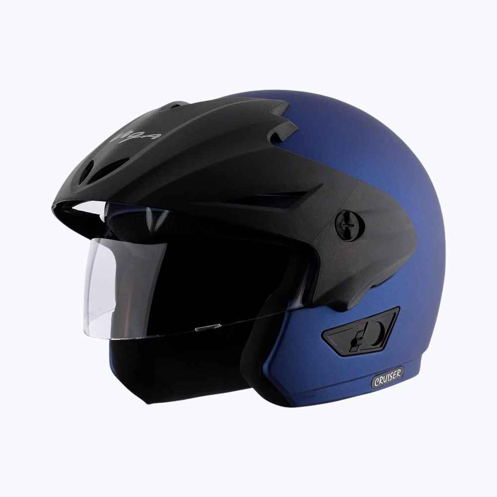 Vega Cruiser W/P Dull M.Blue Helmet-M - Buy at ₹971 Online
