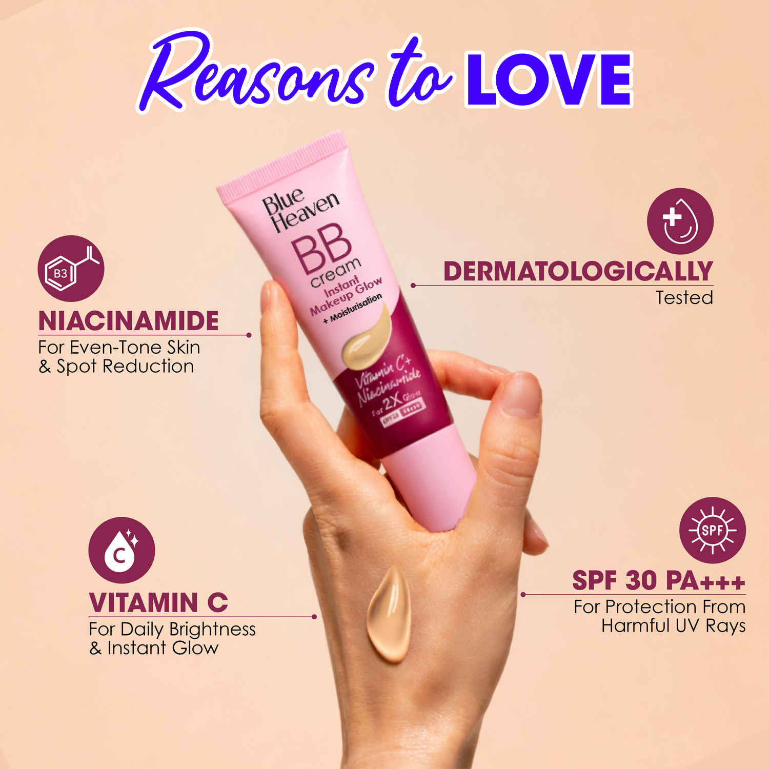 Blue Heaven BB Cream - Buy at ₹46 Online | Instant Delivery - Zepto