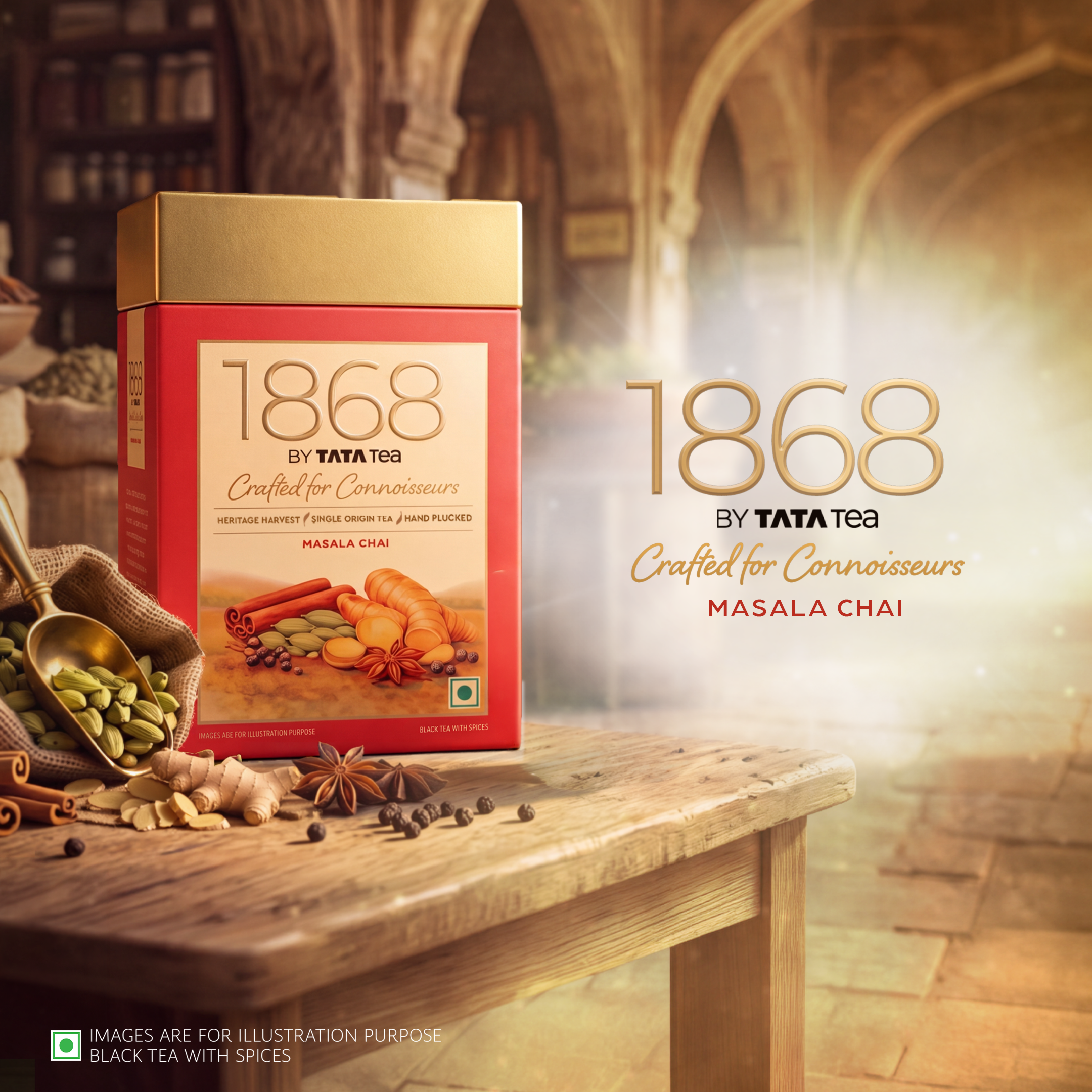 PMの紅茶 1868 by Tata Tea Masala Chai, Black Tea - Buy at ₹130 Online