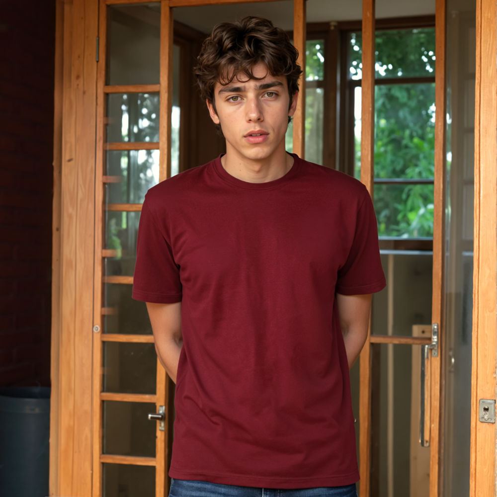 EQL Men's NeoVerse Recycled Tee | Maroon - XXL