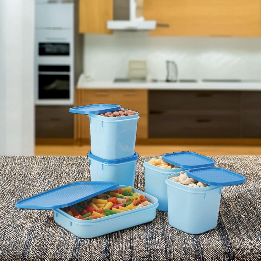 Joyo Alfa Container 5 Pcs Set (211 (4 Pcs) + 141 (Pc) Opaque Pl Shrink