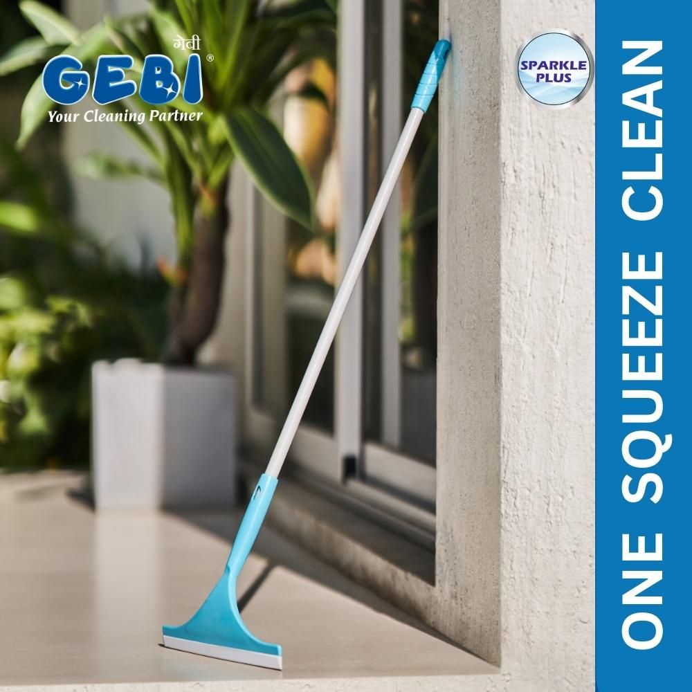 Gebi Sparkle Plus Bathroom/Window Wiper 1 pc Combo