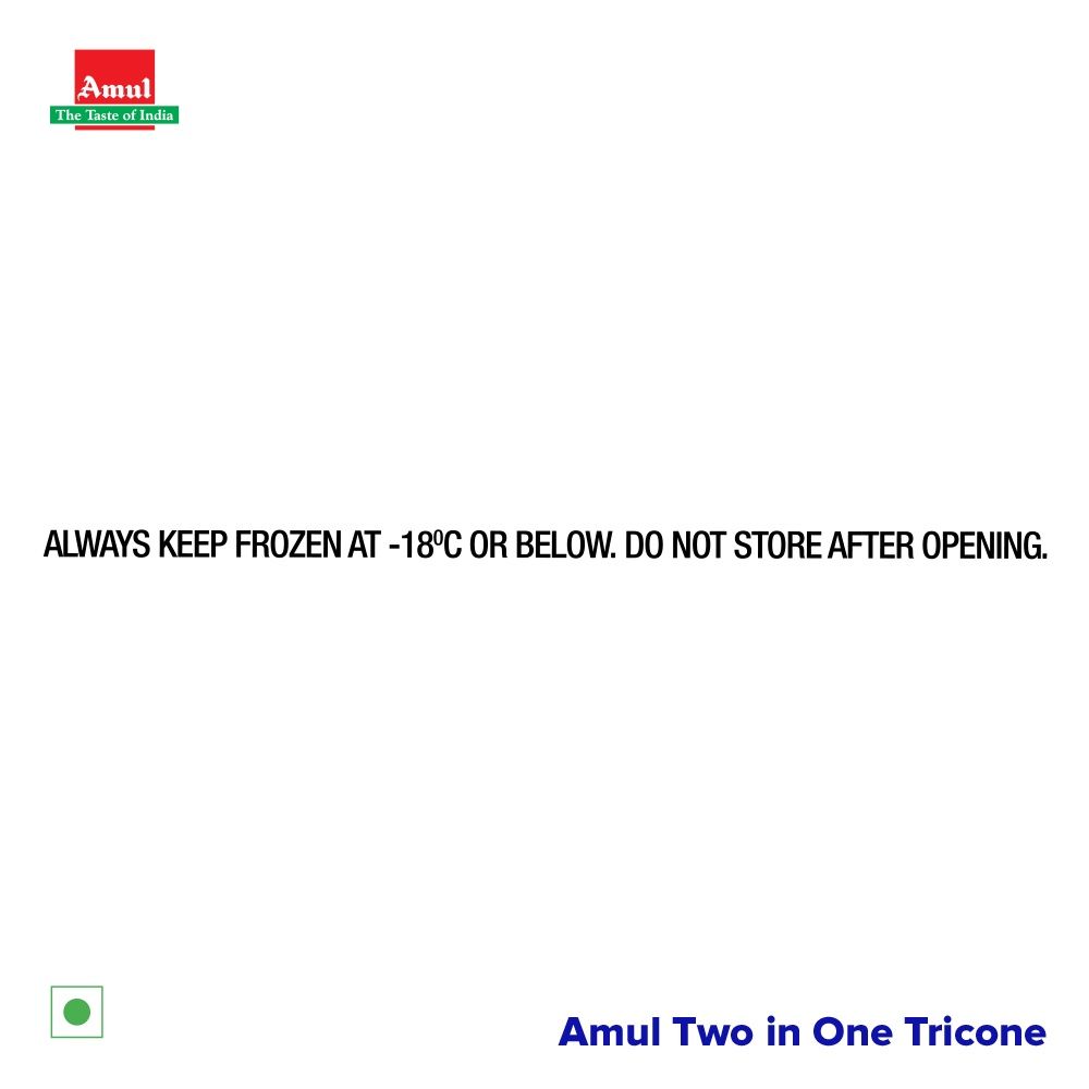 Amul Two In One Tricone Ice Cream Cone