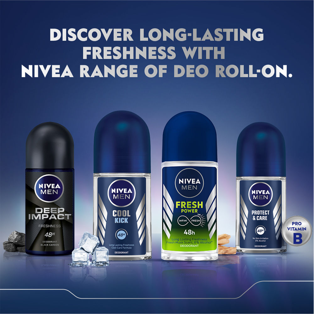 Nivea Fresh Active Underarm Roll On 72h Protection