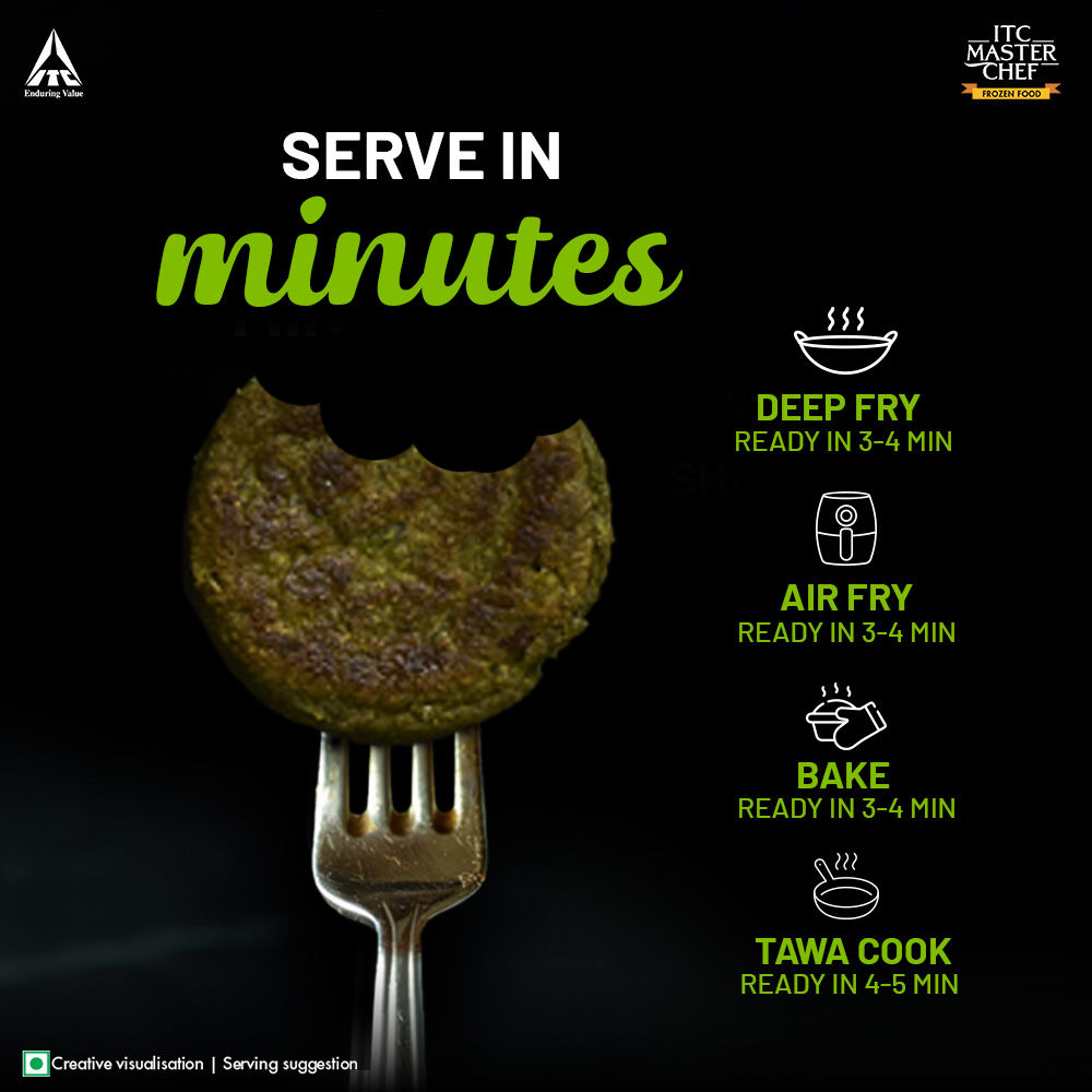 ITC Master Chef Hara Bhara Kebab