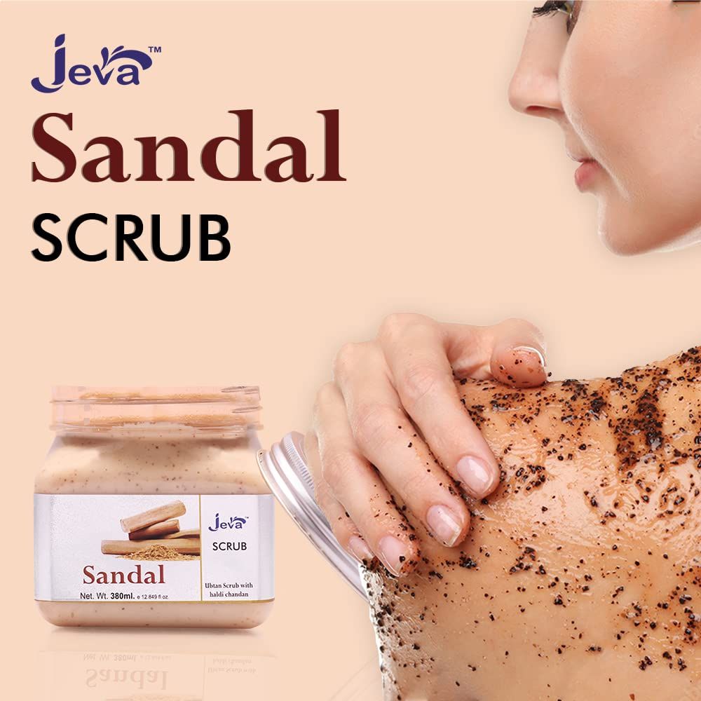 Jeva Sandal Ubtan Scrub With Haldi Chandan