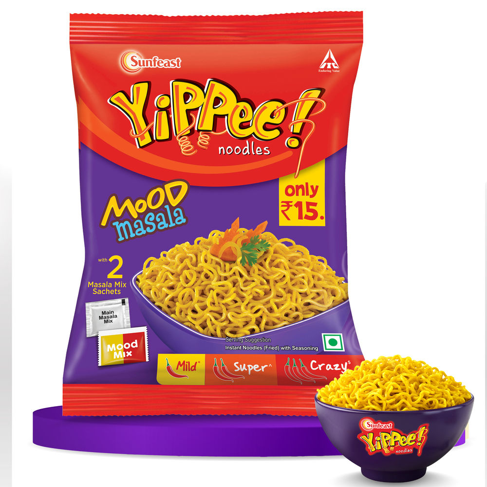 YiPPee! Mood Masala Noodles - 2 Masala Sachets