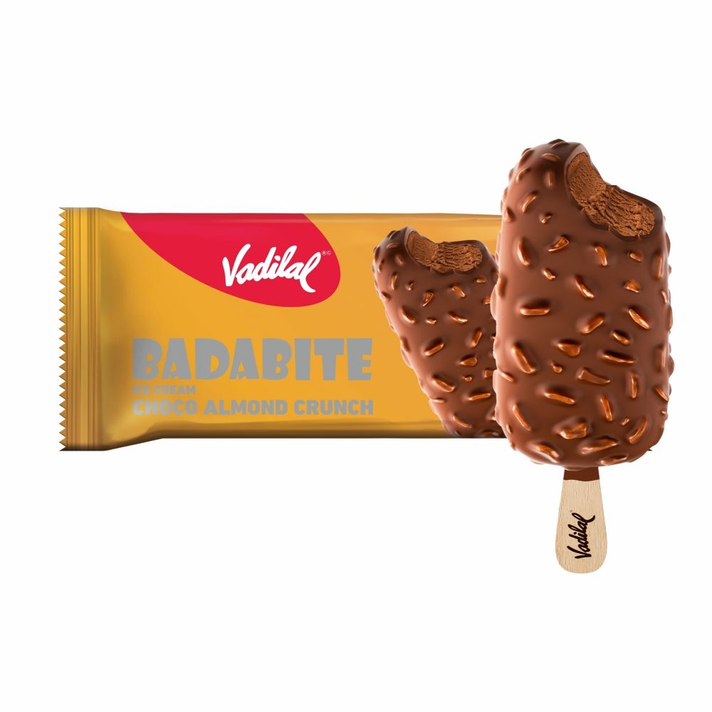 Vadilal Almond Crunch Badabite Ice Cream Stick 80 ml Combo