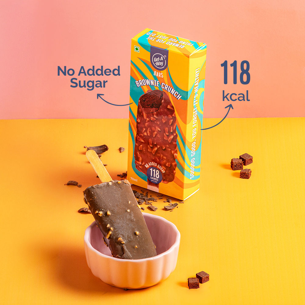 Get-A-Way Brownie Crunch Ice Cream Stick 70 ml Combo