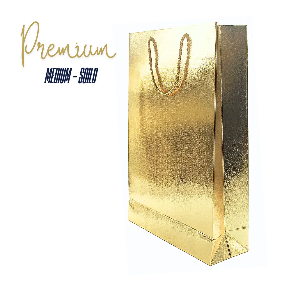 Let's Vybe Paper Bags Medium Solid