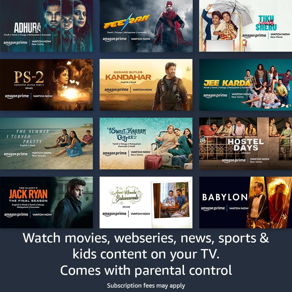 Amazon Fire TV Stick Lite With All-New Alexa Voice Remote Lite (No TV controls),HD streaming device