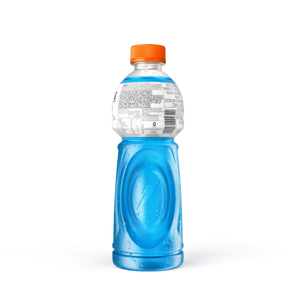Gatorade Blue Bolt Zero Sugar 500 ml Combo