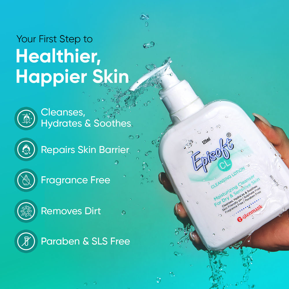 Glenmark Episoft Cleansing Lotion For Sensitive Skin Nil