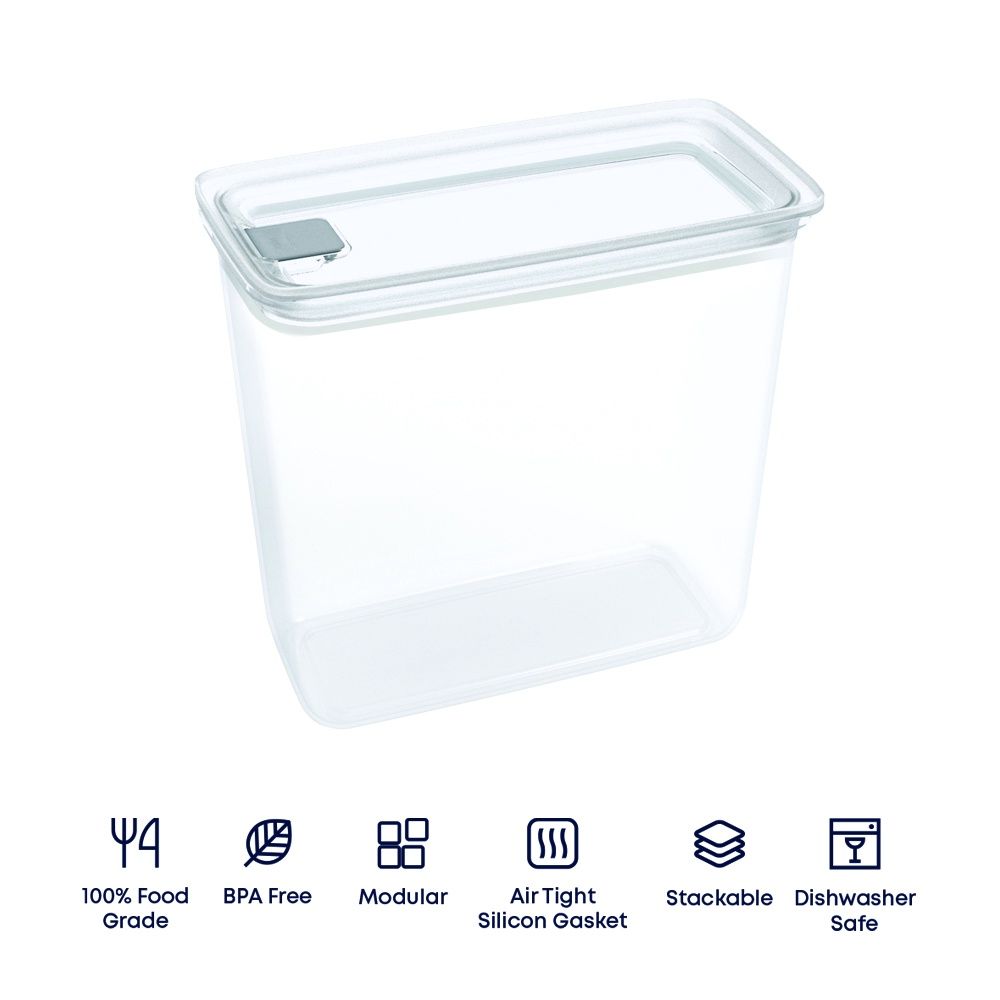 All Time Krisper Airtight Storage Contaner (2100 Ml) (Transparent)