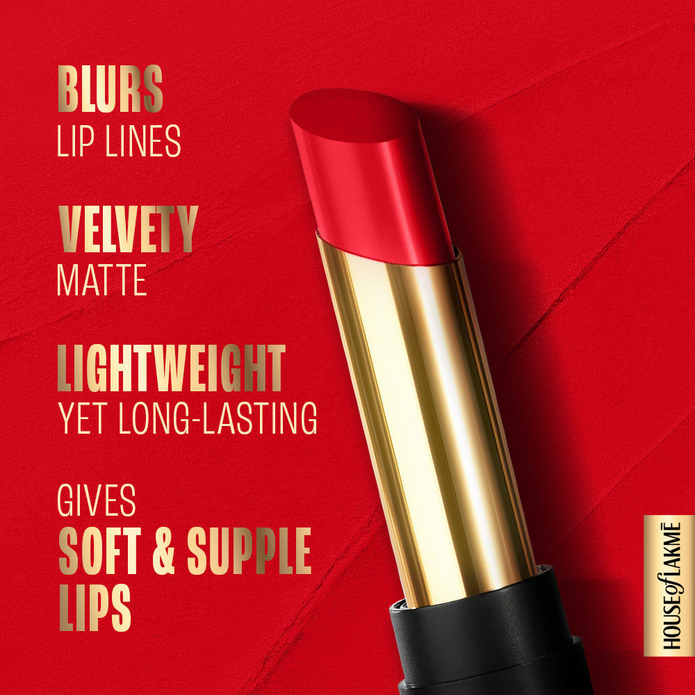 Lakme Absolute Beyond Matte Lip 101 RedRage