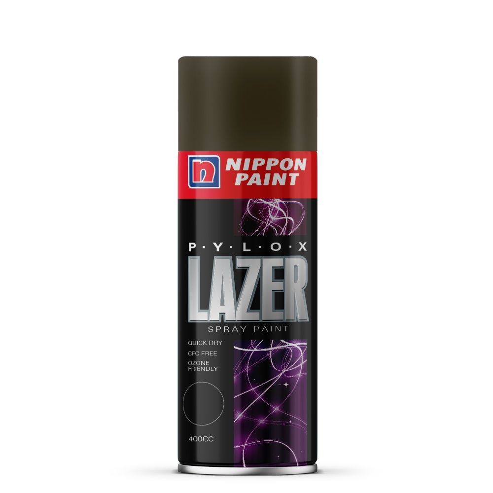 Nippon Pylox Spray Paint  | Matt Black | Fast-Drying & Multi-Surface