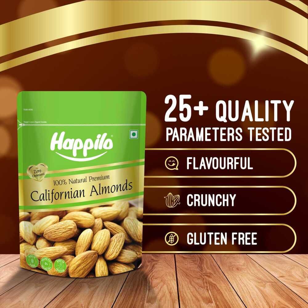 Happilo 100% Natural Premium Californian Almonds