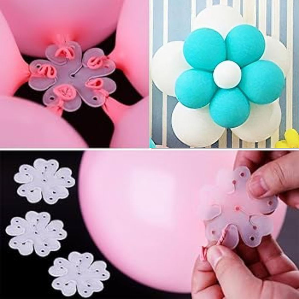 Let'S Vybe Balloons & Clips Set Of - Pack Of 76