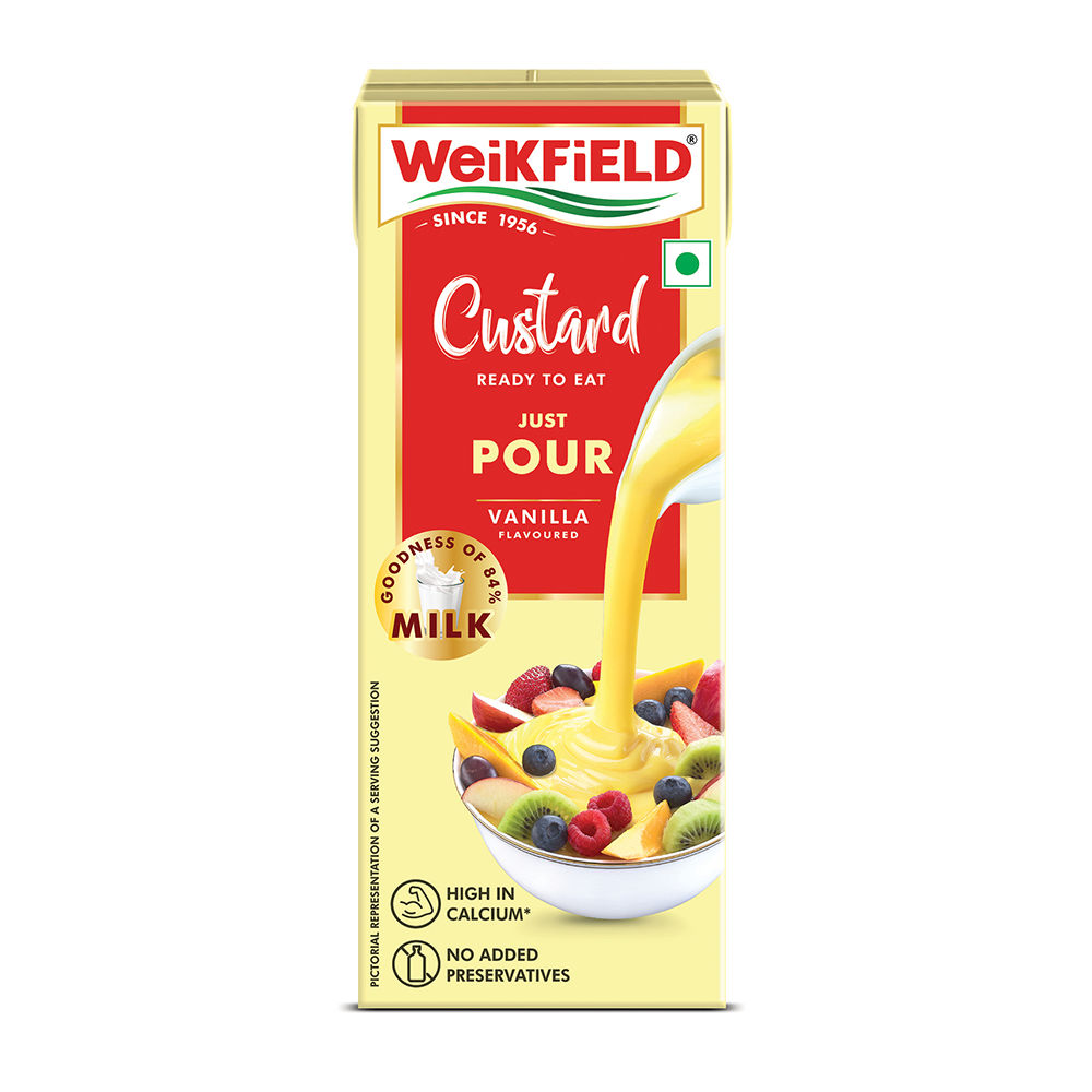 Weikfield Custard Ready To Eat - Vanilla 200 ml Combo