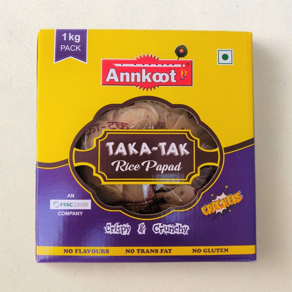 Annkoot Taka Tak Rice Papad