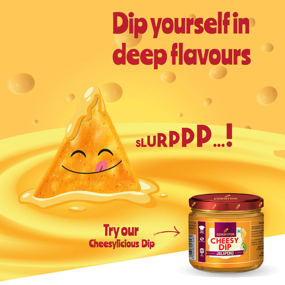 Cornitos Dip - Cheesy Jalapeno 100 g Combo
