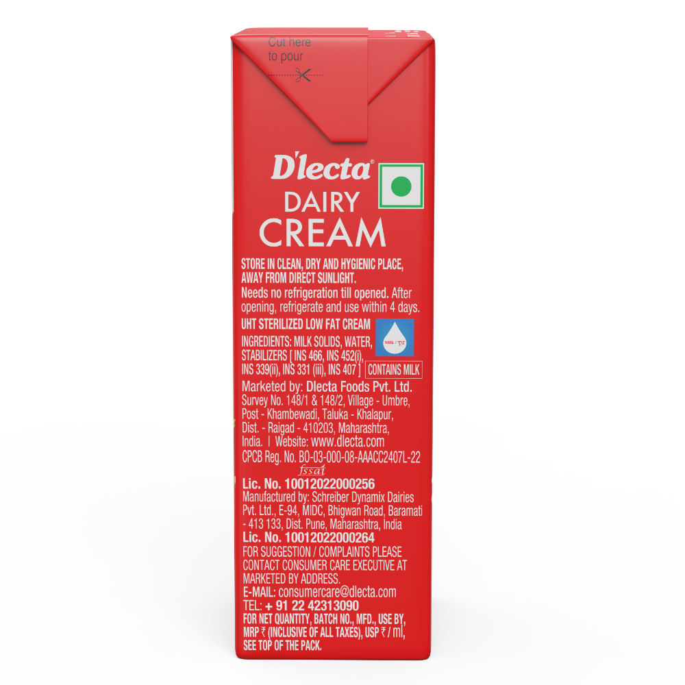 D'lecta Dairy Fresh Cream 200 ml Combo