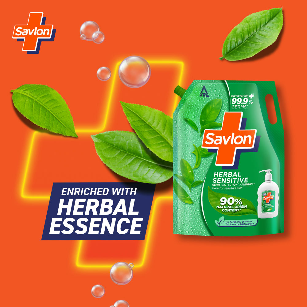Savlon Handwash herbal Sensitive Pouch