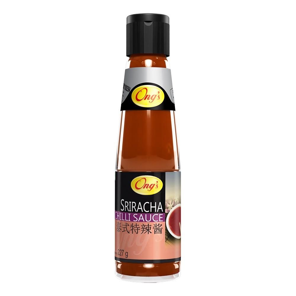 Ong's Sriracha Chilli Sauce | Bottle | MSG-free | 277 g