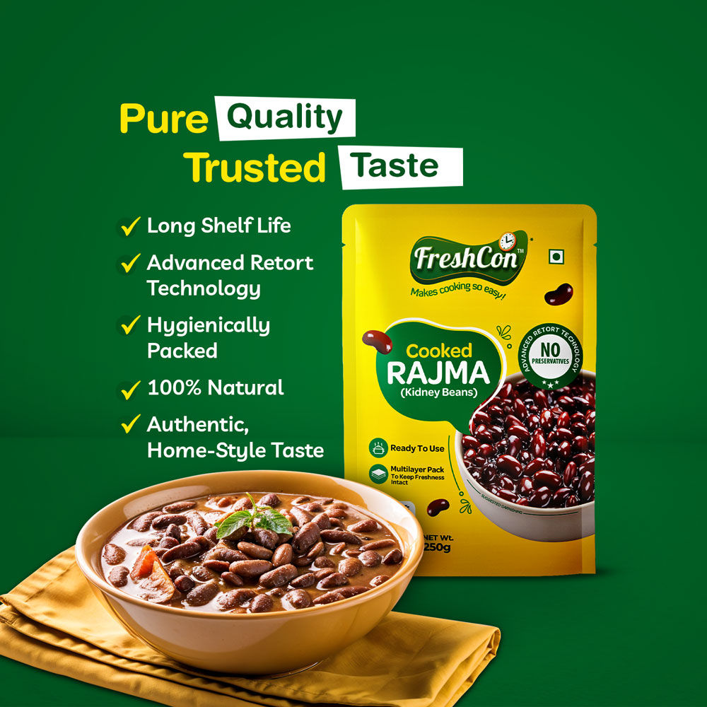Freshcon Cooked Kidney Beans Rajma