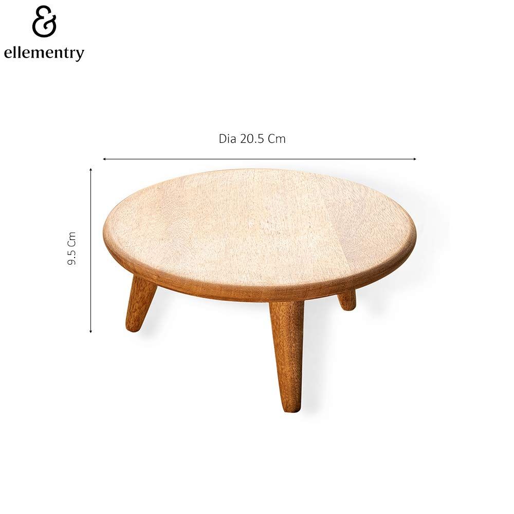 Ellementry Triangular Light Weight Wooden Stand Inch