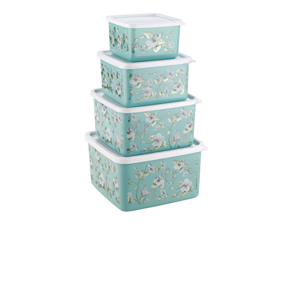 Joyo Fresia Container 4 Pcs Set (3,4,5,6) Opaque Printed