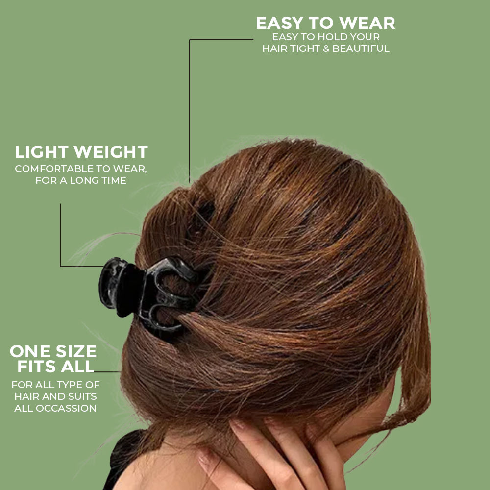 Prolume Cylinderical Shape Small Cluthers Hair Clips Accessories For Women/Girl