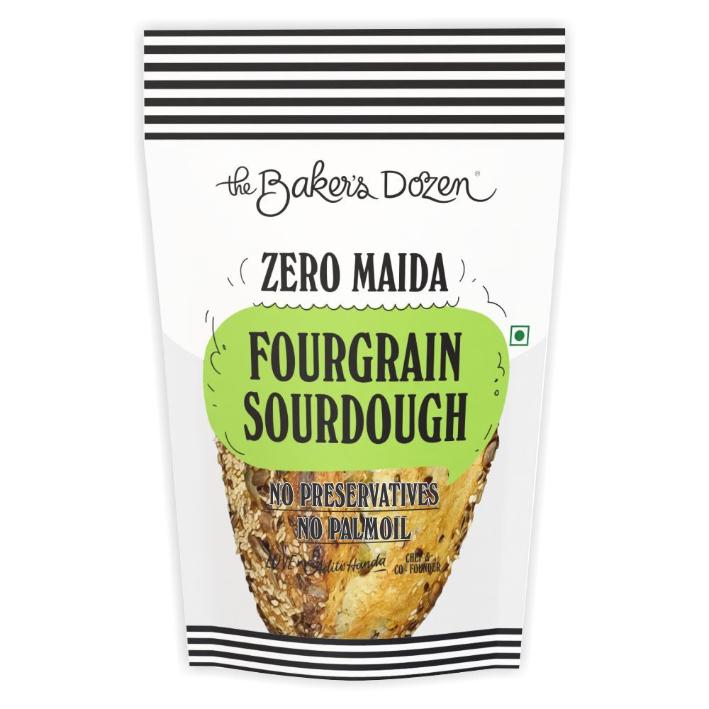 The Baker's Dozen Fourgrain Sourdough Zero Maida Gut Friendly
