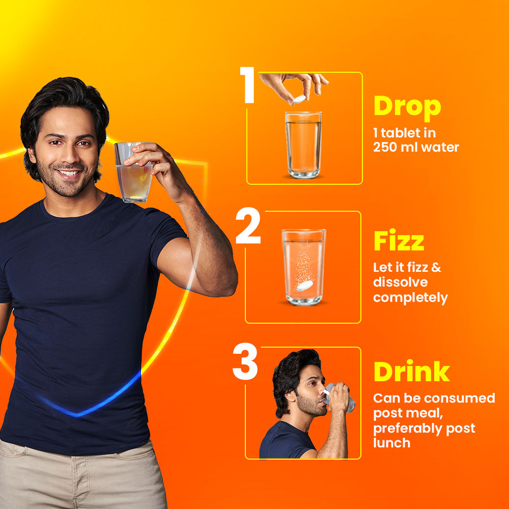 Fast&Up Charge Vitamin C Immunity Booster - Orange