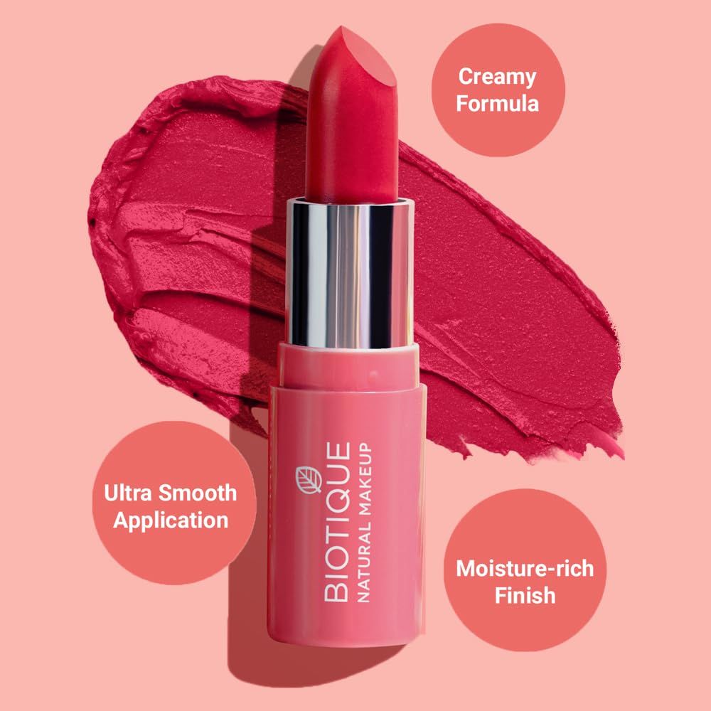 Biotique COL0173 Lipstick - Barely There | Smudge Proof