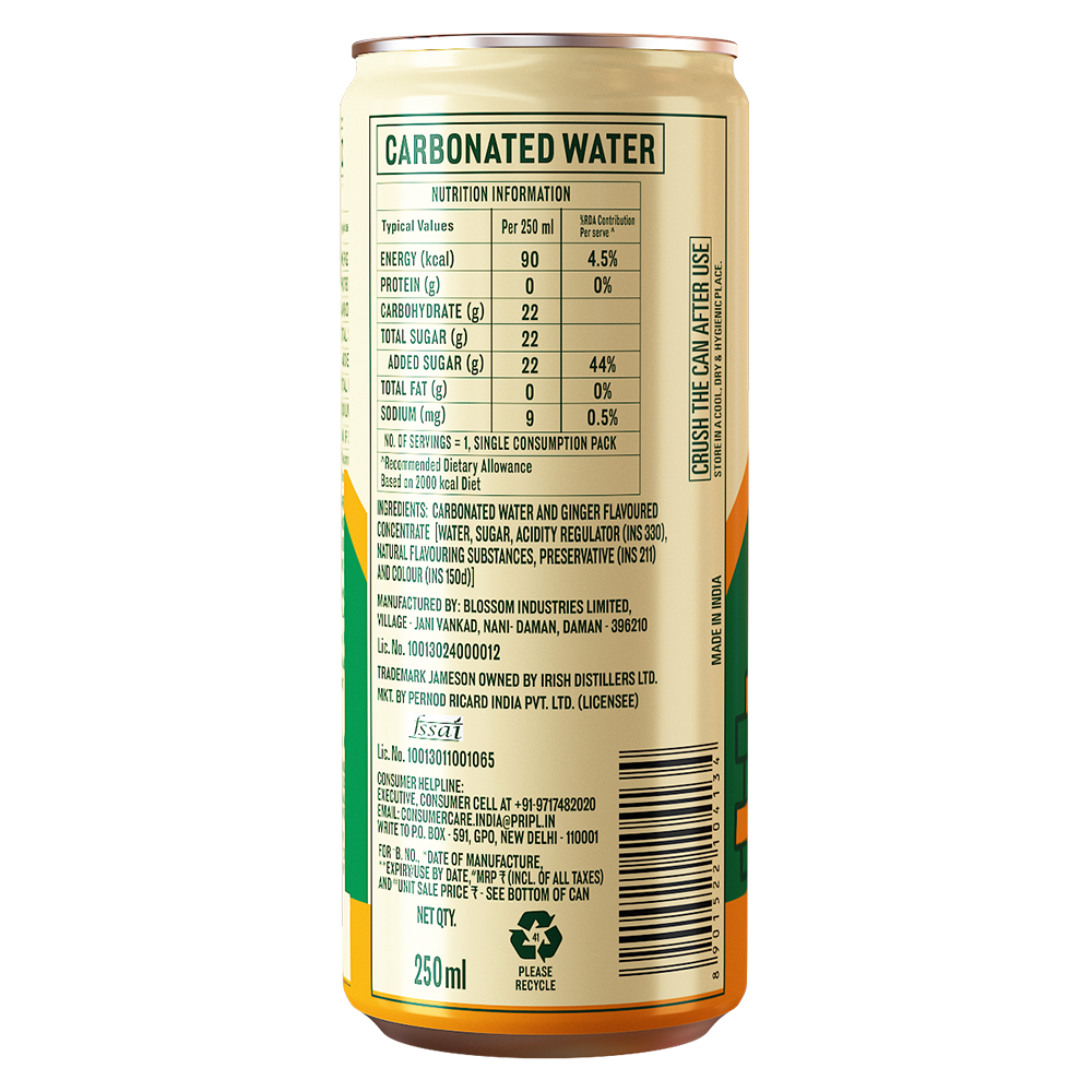 Jameson Ginger Ale Can 250 ml Combo