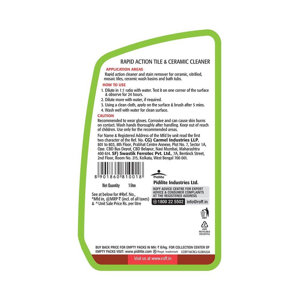 Roff T16 Professional Tile, Floor & Ceramic Cleaner