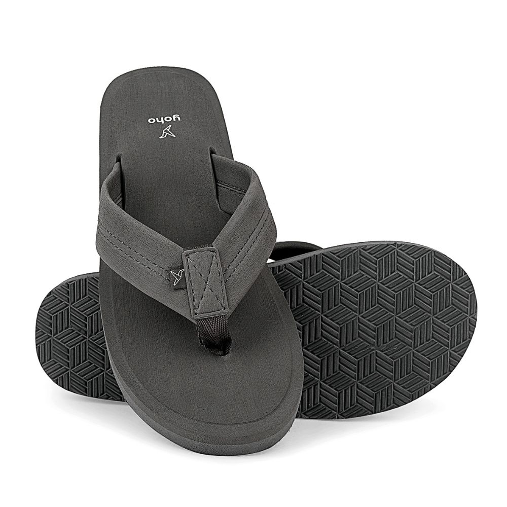 Yoho Men Slippers Bubbles | Monsoon Grey | UK 8