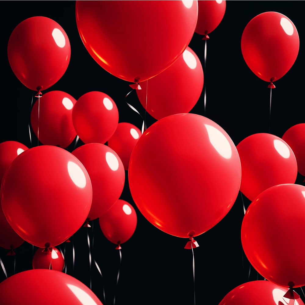 Let's Vybe Balloon Red