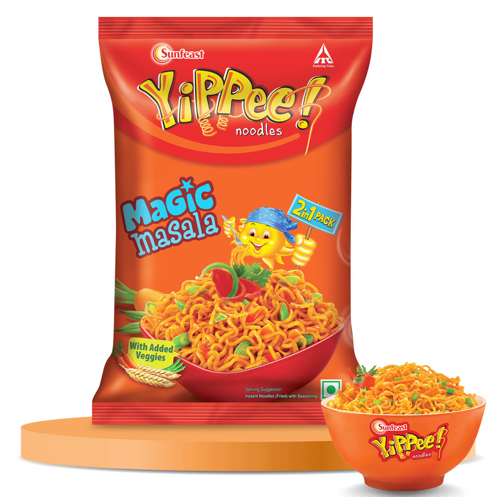 YiPPee! Magic Masala Noodles with Added Veggies - The Better Noodles
