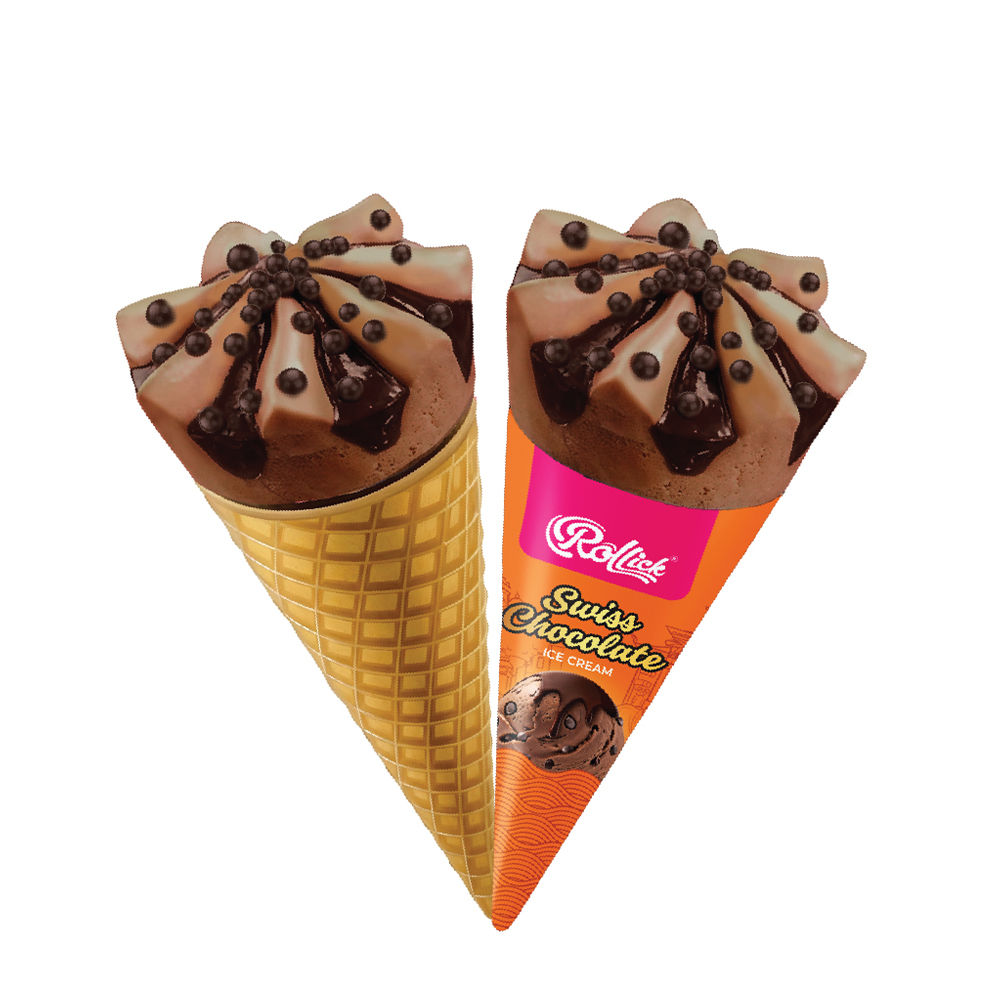 Rollick Swiss Chocolate Cone