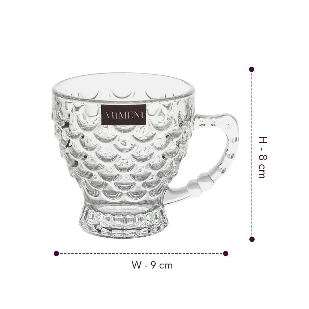 The Artment Surreal Fun Fish Glass Set Of 6 Tea Cup Set (200 ML)