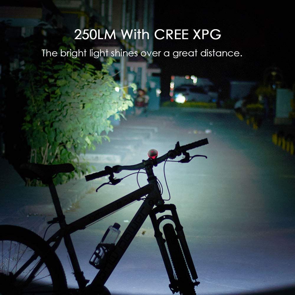 Hashwow Rechargeable Cycle Horn And Super Bright Led Light For Enhanced Visibility And Safety