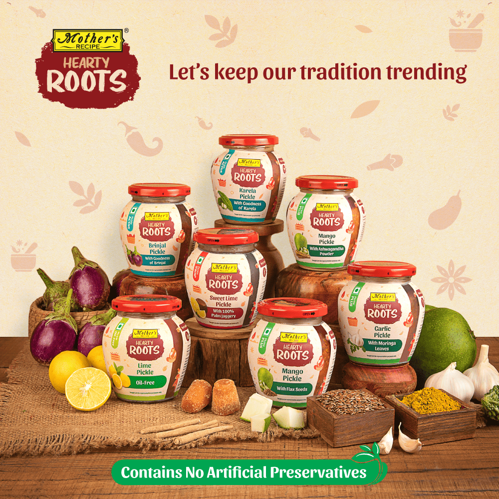 Mothers Recipe Hearty Roots Lime Pickle With 100% Palm Jaggery