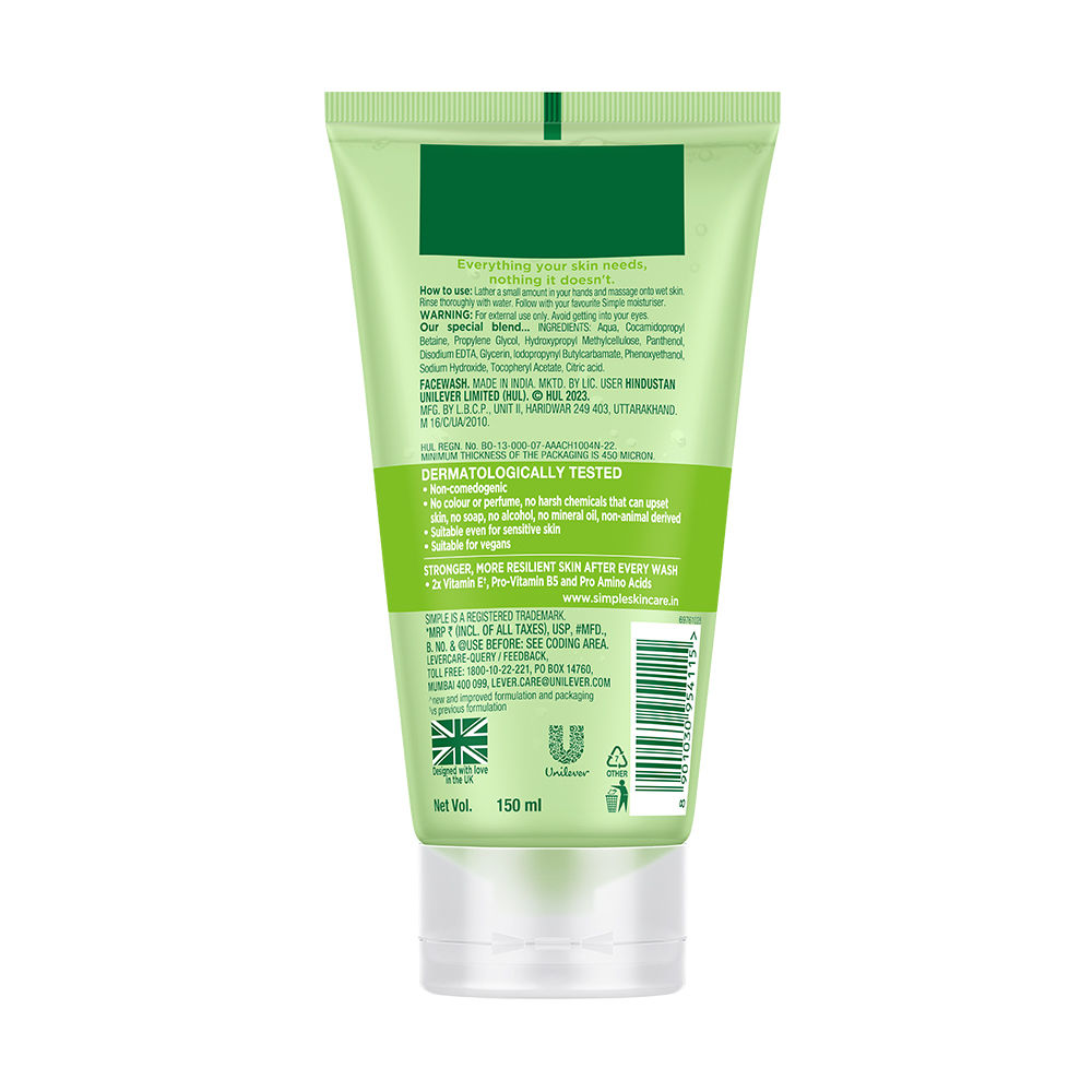 Simple Kind To Skin Refreshing Facial Wash