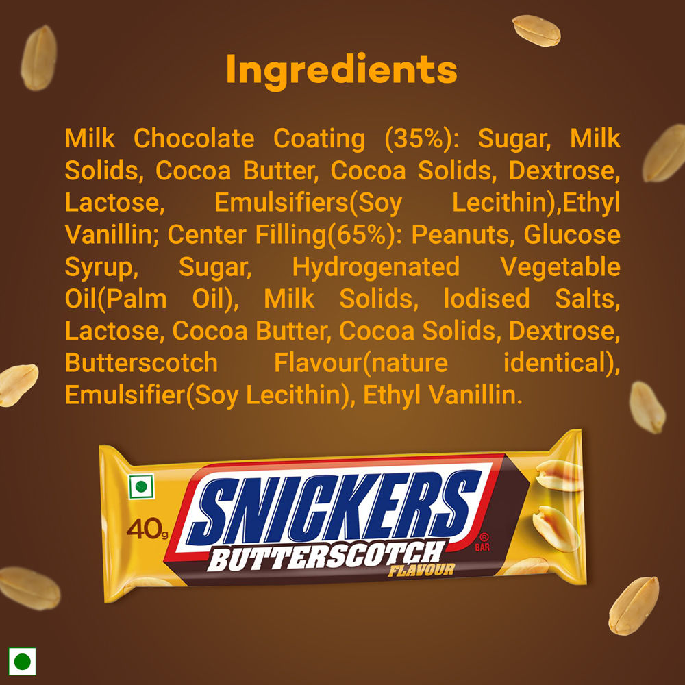 Snickers Chocolate Bar Loaded with Butterscotch & Caramel
