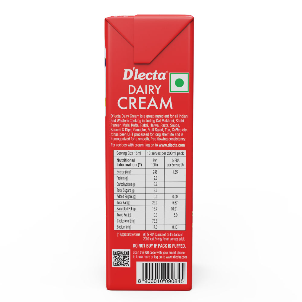 D'lecta Dairy Fresh Cream 200 ml Combo