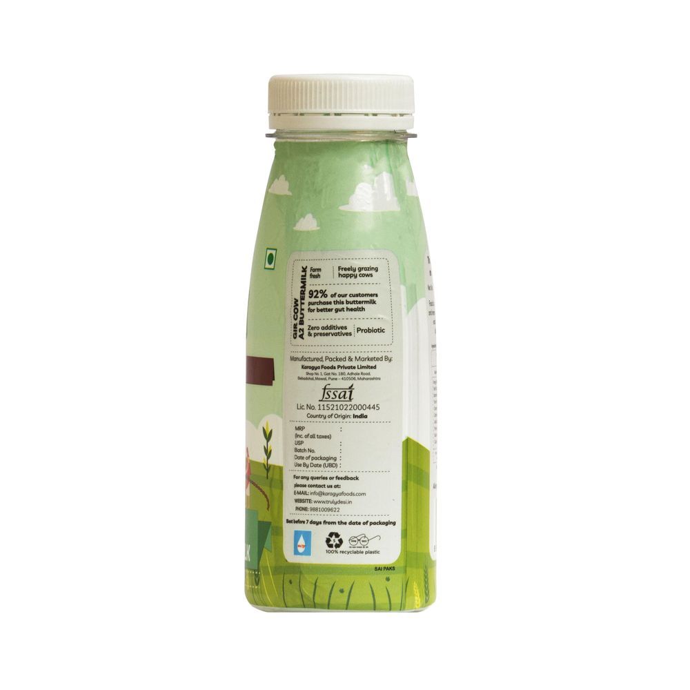 Truly Desi A2 Buttermilk 250 ml Combo