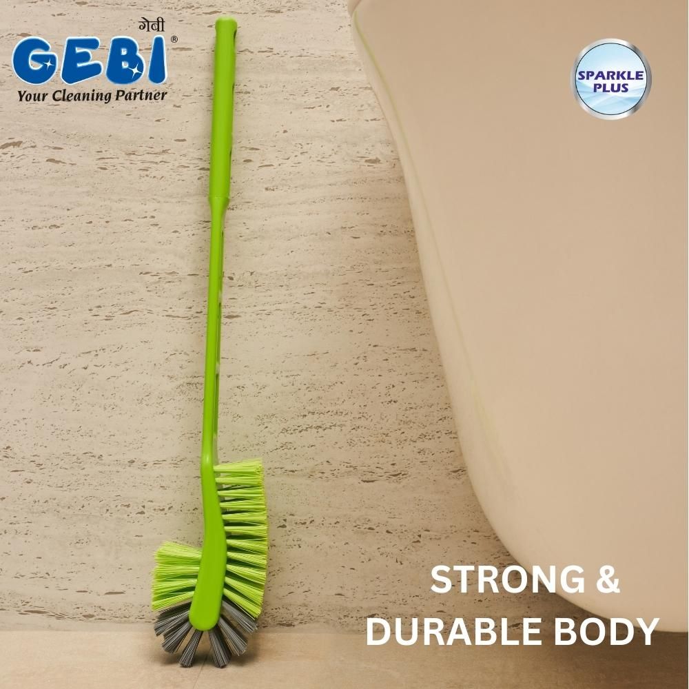 Gebi Sparkle Plus Antibacterial Mega Dual Action Toilet Brush